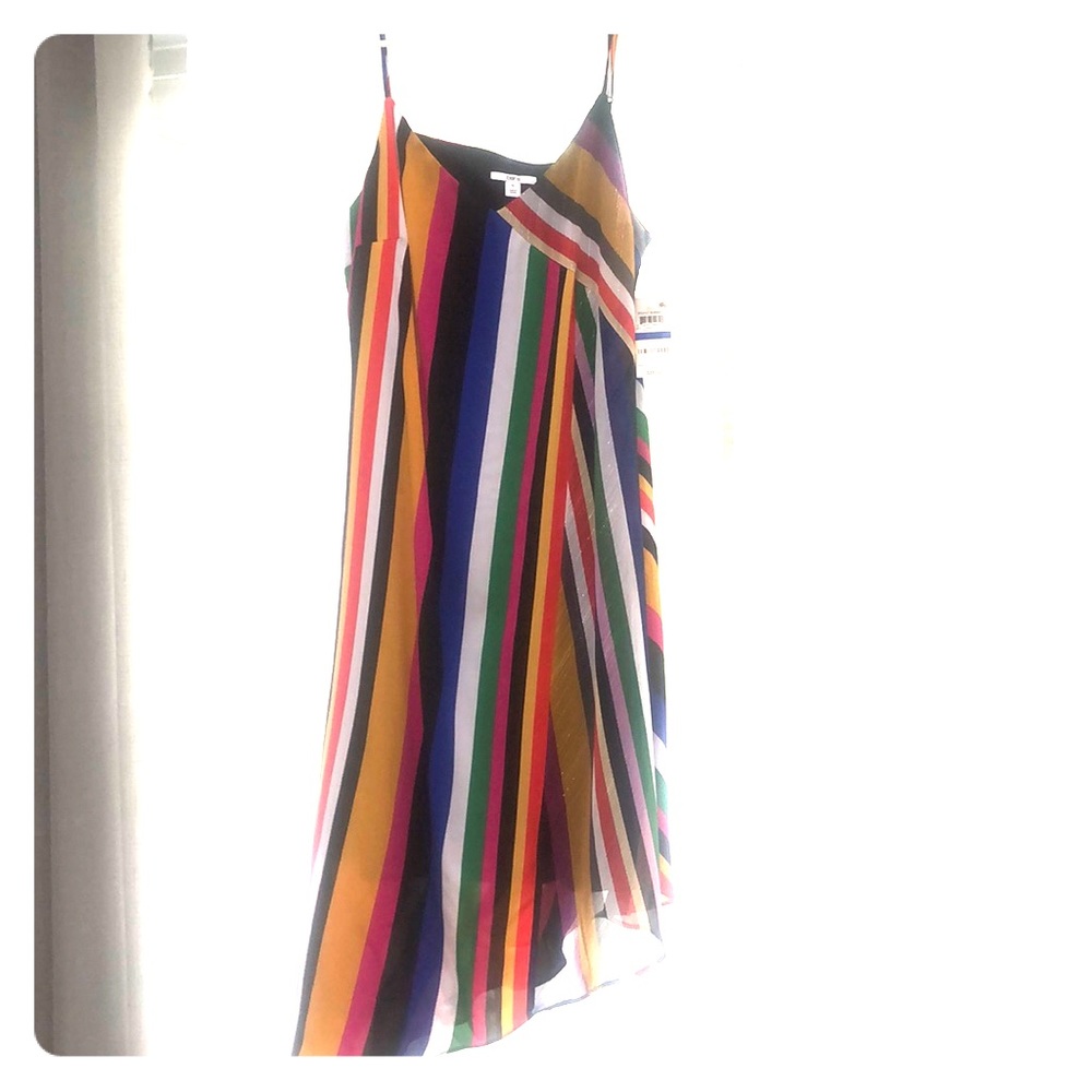 bar lll multicolor spaghetti strap dress